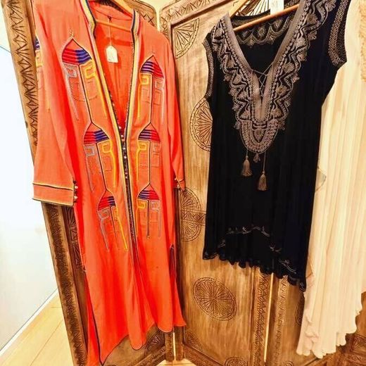 Kaftan in Orange