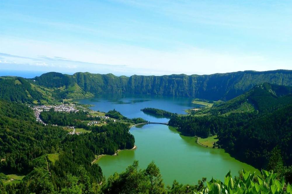 Sete Cidades, Azoren — Vulkankraterseen