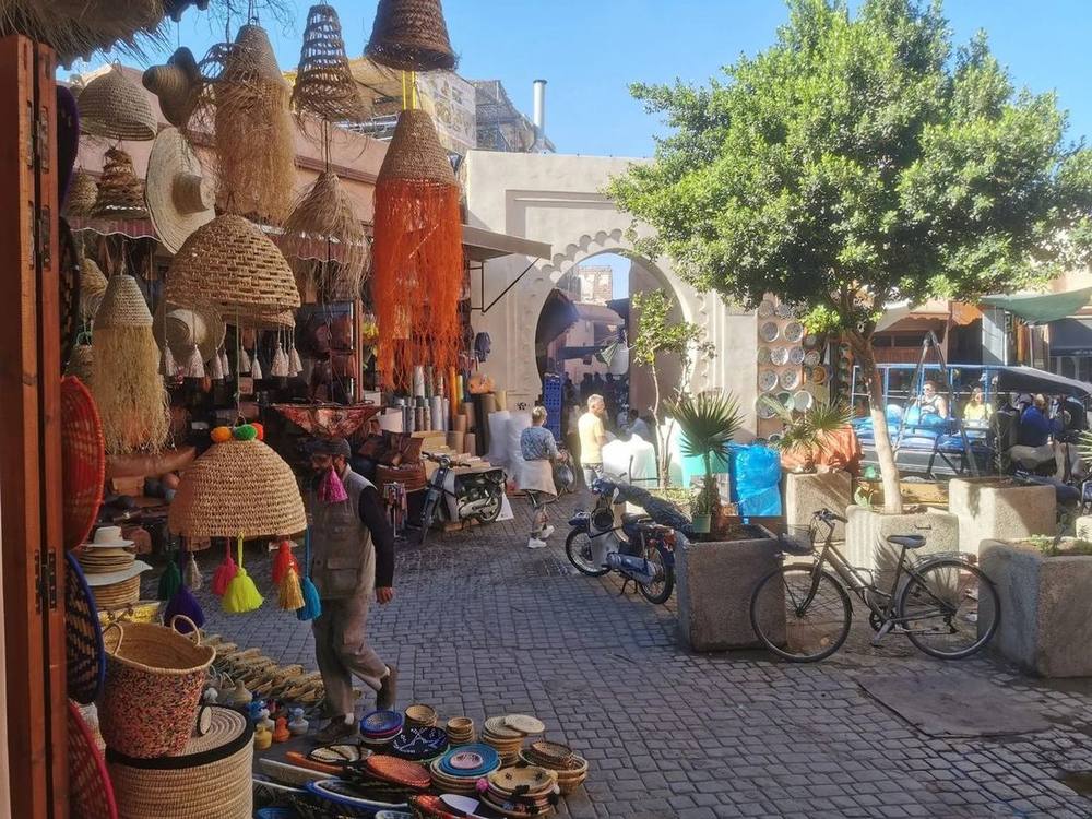 Souk in Marrakesch — Marokko